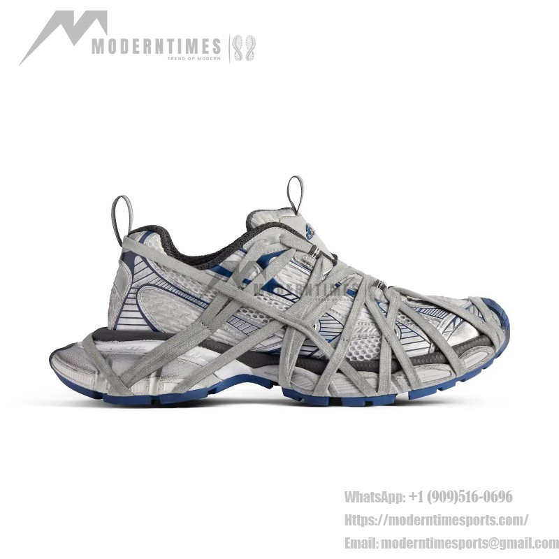 Balenciaga Runner Silver Chunky Sneakers 778698W3XLL9114 Balenciaga Runner Sneakers 778698W3XLL9114 Silver Chunky Design