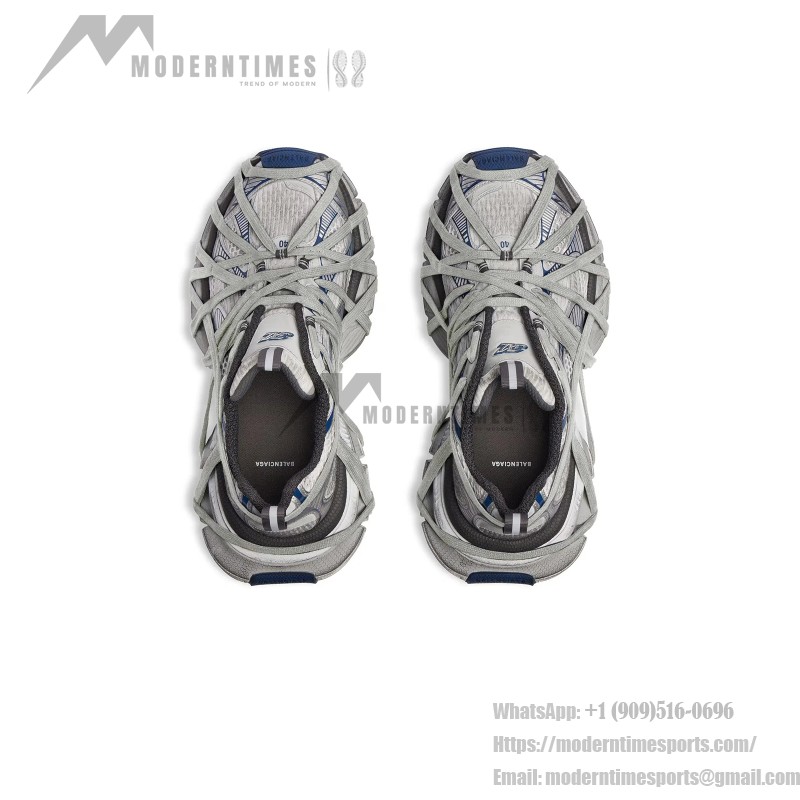 Balenciaga Runner Silver Chunky Sneakers 778698W3XLL9114 Balenciaga Runner Sneakers 778698W3XLL9114 Silver Chunky Design