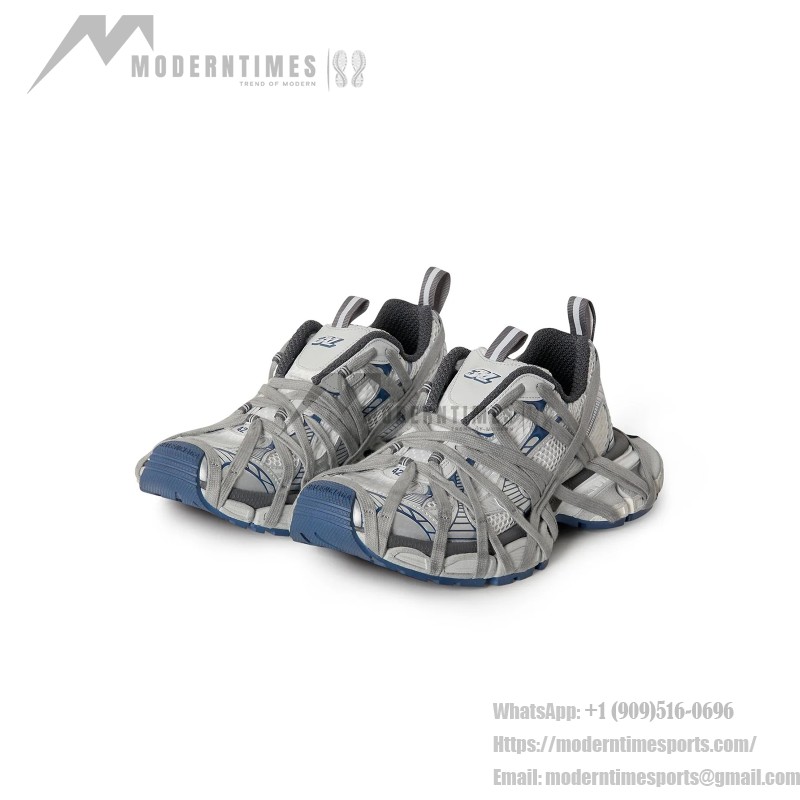 Balenciaga Runner Silver Chunky Sneakers 778698W3XLL9114 Balenciaga Runner Sneakers 778698W3XLL9114 Silver Chunky Design