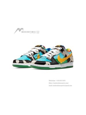 Ben & Jerry's x Nike SB Dunk Low "Chunky Dunky" Ice Cream-Inspired Limited Edition Skate Shoes CU3244-100