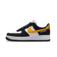 Nike Air Force 1 Low 'Athletic Club' - Black & White Sneakers with Yellow Swoosh for a Bold Retro Look | DH7568-002