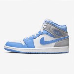 Air Jordan 1 Mid “University Blue” DX9276-100 High-Top Sneakers