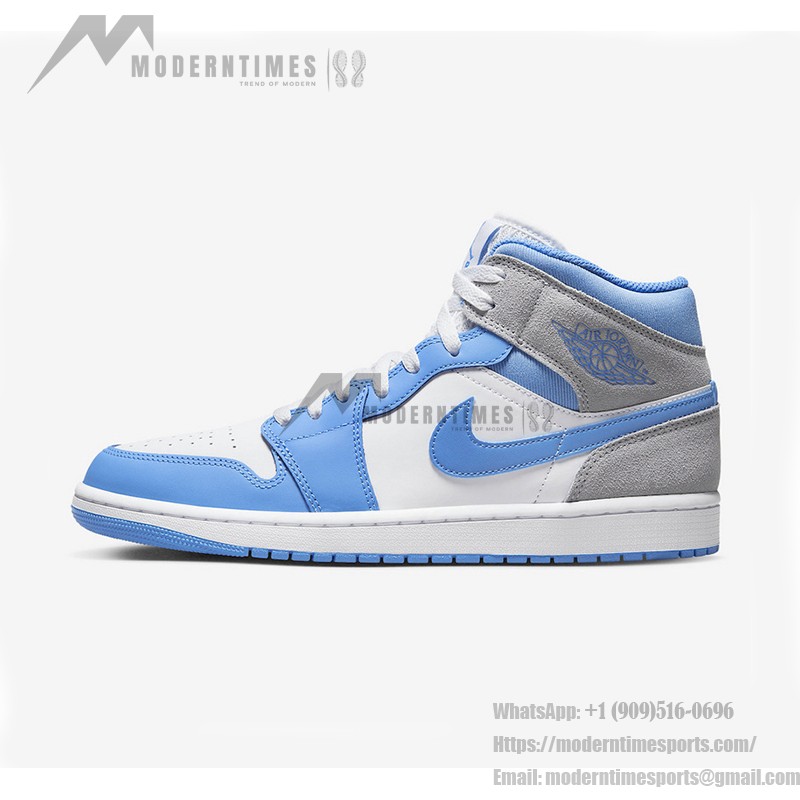 Air Jordan 1 Mid “University Blue” DX9276-100 High-Top Sneakers