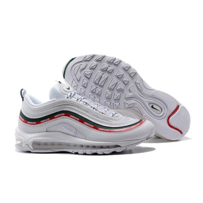 Undefeated x Nike Air Max 97 OG AJ1986-100 - White, Green, and Red 20th Anniversary Edition