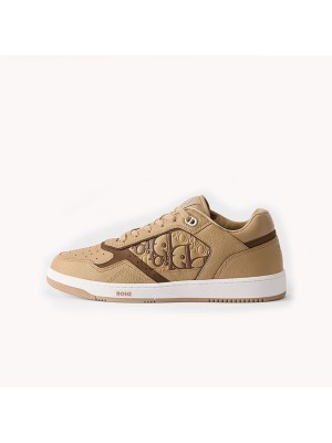 DIOR B27 Uptown Low-Top Sneaker Beige Grained Calfskin & Dior Gravity Leather 3SN272AFD H710 – Luxury Designer Shoes