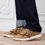 DIOR B27 Uptown Low-Top Sneaker Beige Grained Calfskin & Dior Gravity Leather 3SN272AFD H710 – Luxury Designer Shoes