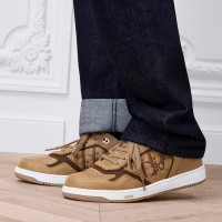 DIOR B27 Uptown Low-Top Sneaker Beige Grained Calfskin & Dior Gravity Leather 3SN272AFD H710 – Luxury Designer Shoes