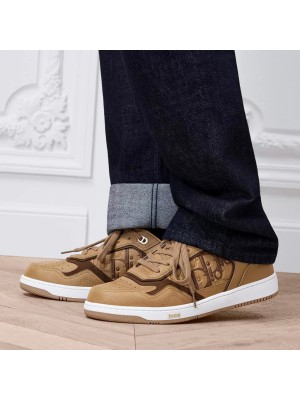 DIOR B27 Uptown Low-Top Sneaker Beige Grained Calfskin & Dior Gravity Leather 3SN272AFD H710 – Luxury Designer Shoes