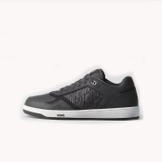 DIOR B27 Uptown Low-Top Sneaker Dark Grey Grained Calfskin & Dior Gravity Leather 3SN272AFD H820 – Luxury Designer Shoes