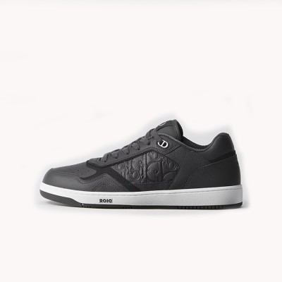 DIOR B27 Uptown Low-Top Sneaker Dark Grey Grained Calfskin & Dior Gravity Leather 3SN272AFD H820 – Luxury Designer Shoes