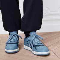 DIOR B27 Uptown Low-Top Sneaker Light Blue Grained Calfskin & Dior Gravity Leather 3SN272AFD H50B – Luxury Designer Shoes