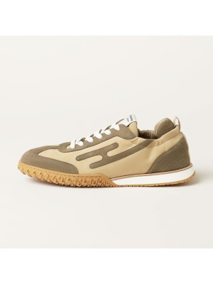 HERMES Jet Sneakers H242925ZH5K410 Beige Lin Vert Toundra – Luxury Designer Low-Top Sneakers
