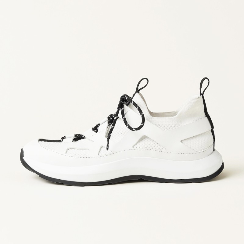 HERMES Katana white men’s luxury sport sneakers side view