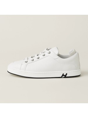 Hermes Mens Sneaker H251075Z 02350 White Fashion Casual Shoes | Luxury Brand Footwear