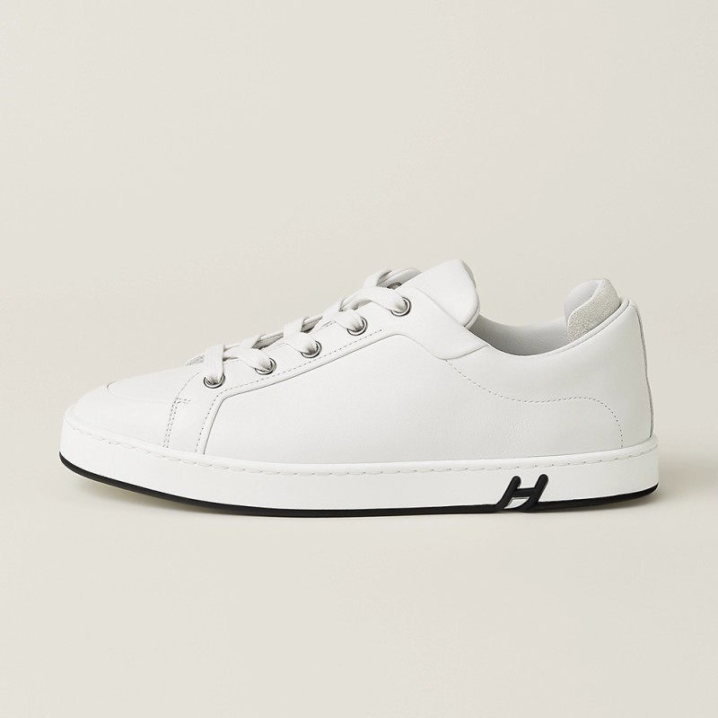 Hermes Mens Sneaker H251075Z 02350 White Fashion Casual Shoes | Luxury Brand Footwear
