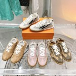 HERMES Jet Sneakers Beige Lin Vert Toundra luxury low-top designer shoes