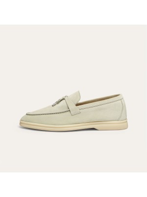 Loro Piana Summer Charms Walk Loafer FAE5444-60L0 Deep Ice Women's Comfort Flats