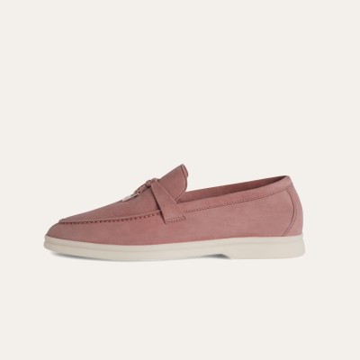 Loro Piana Summer Charms Walk Loafer FAE5444-30AT Flowering Cherry Women's Comfort Flats | Luxury Designer Shoes