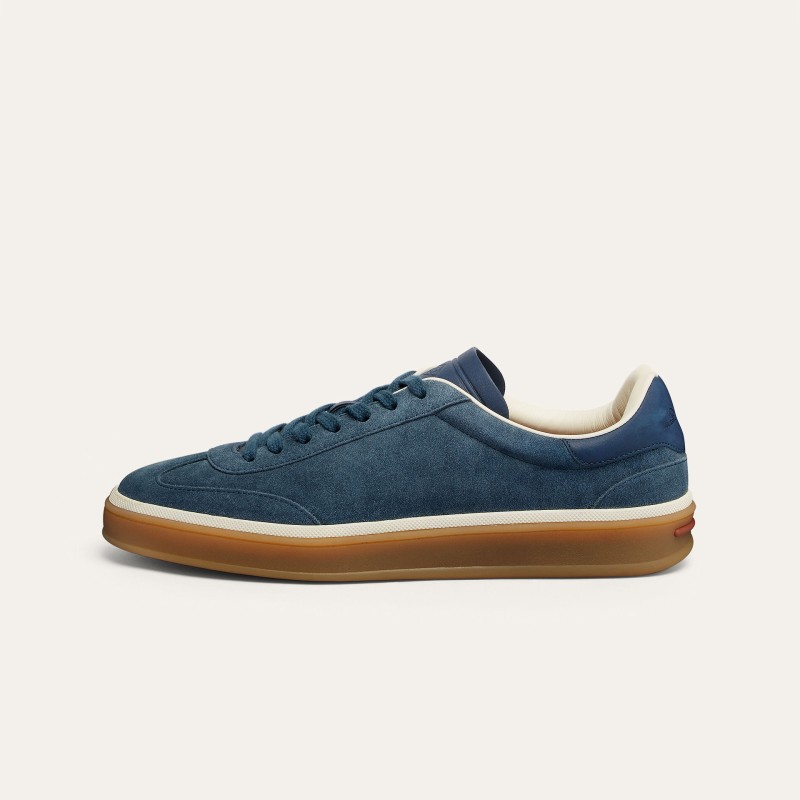 Loro Piana Men's Tennis Walk Sneaker FAO1547-W1CQ – Black Figs Suede Loro Piana Tennis Walk Sneaker FAO1547-W1CQ in Black Figs Suede for Men