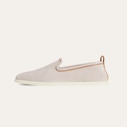Loro Piana Venice Walk Loafer Men’s Shoes – Classic Beige Suede Luxury Slip-On FAE8124-D06N