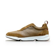Loro Piana Modular Walk Sneaker FAL6187 Camel Tan Leather & Suede – Luxury Low-Top Sneakers
