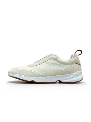 Loro Piana Modular Walk Sneaker FAL6187 White Leather & Suede – Luxury Low-Top Sneakers