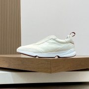 Loro Piana Modular Walk Sneaker FAL6187 White Leather & Suede – Luxury Low-Top Sneakers