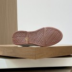 Loro Piana Modular Walk Sneaker FAL6187 in white leather and suede with a chunky sculpted sole, single side view