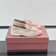 Loro Piana Summer Charms Walk Loafer FAL5899 White Suede – Luxury Designer Loafers