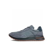 Loro Piana Week End Walk Sneaker FAP9780 Grey Suede & Storm System Microfibre – Luxury Low-Top Sneakers
