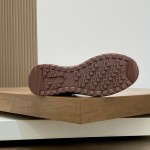 Loro Piana Week End Walk Sneaker FAP9780 in navy blue suede with Wind microfibre and Storm System, single side view